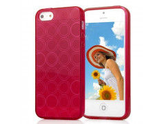 Coque CIRCLE 2 rouge pour iPhone 5