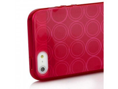 Coque CIRCLE 2 rouge pour iPhone 5