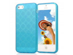 Coque CIRCLE 2 bleue pour iPhone 5