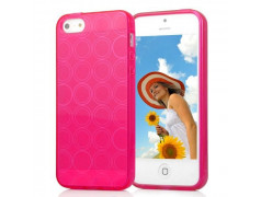 Coque CIRCLE 2 rose pour iPhone 5