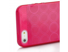 Coque CIRCLE 2 rose pour iPhone 5