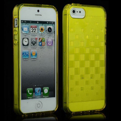 Coque MAGIC CUBE jaune pour iPhone 5