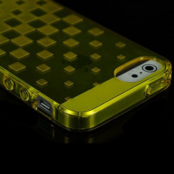 Coque MAGIC CUBE jaune pour iPhone 5