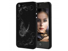 Coque PAPILLON noire pour iPhone 5