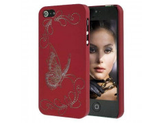 Coque PAPILLON rouge pour iPhone 5