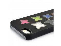 Coque PAPILLONS diamants noire pour iPhone 5