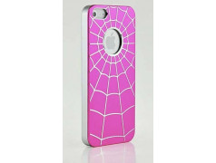 Coque SPIDER ALU rose pour iPhone 5