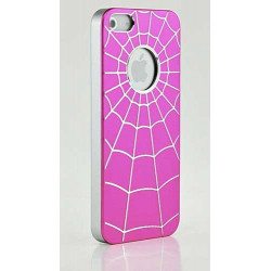 Coque SPIDER ALU rose pour iPhone 5