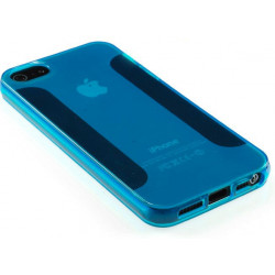 Coque SIMPLE DESIGN bleue pour iPhone 5