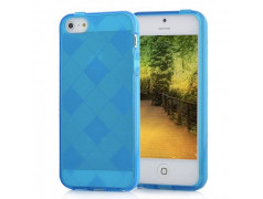 Coque DAMIER bleue pour iPhone 5