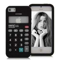 Coque CALCULATRICE noire pour iPhone 5