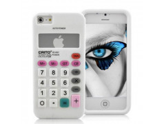 Coque CALCULATRICE blanche pour iPhone 5