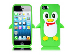 Coque PINGOUIN vert pour iPhone 5