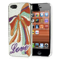 Coque STRASS LOVE pour iPhone 5