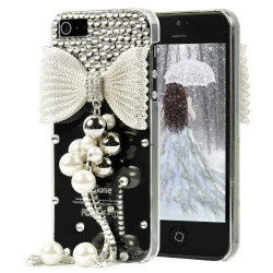 Coque STRASS papillon pour iPhone 5