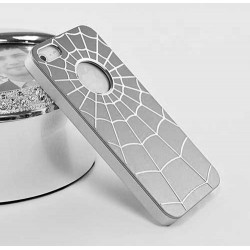 Coque SPIDER ALU argentee pour iPhone 5