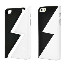 Coque NOVEL noir et blanche pour iPhone 5