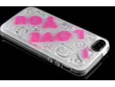 Coque phosphorescente I LOVE YOU pour iPhone 5