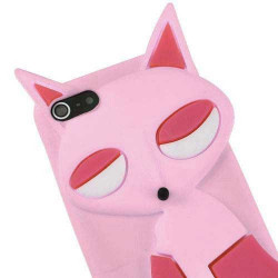 Coque FOX rose pour iPhone 5