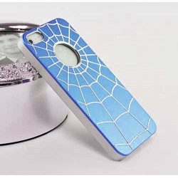 Coque SPIDER ALU bleue pour iPhone 5