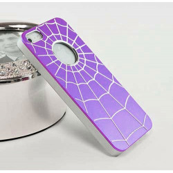 Coque SPIDER ALU mauve pour iPhone 5