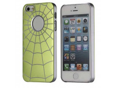 Coque SPIDER ALU jaune pour iPhone 5