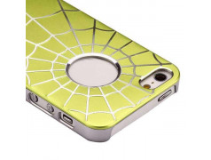 Coque SPIDER ALU jaune pour iPhone 5