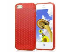 Coque NID D ABEILLES rouge pour iPhone 5