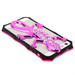 Coque SALAMANDRE rose pour iPhone 5