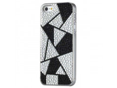 Coque STRASS BLACK and WHITE pour iPhone 5