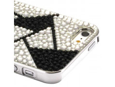 Coque STRASS BLACK and WHITE pour iPhone 5