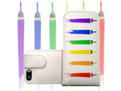 Etui cuir PINCEAU pour iPhone 5