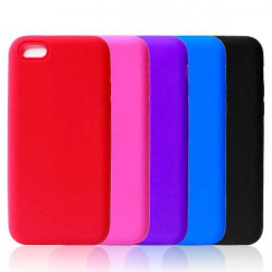 Coque silicone bleue pour iPhone 5C