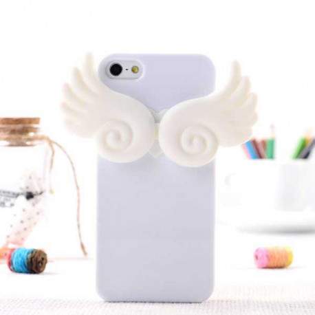 Coque ANGEL blanche pour iPhone 5 et 5S