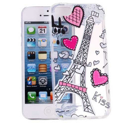 Coque CRYSTAL EIFFEL pour iPhone 5 et 5S 