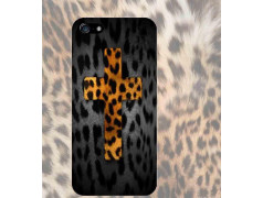 Coque CROIX LEOPARD 1 pour iPhone 5 et 5S