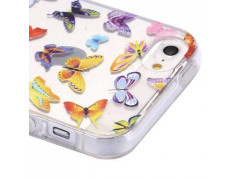 Coque CRYSTAL PAPILLON pour iPhone 5 et 5S 