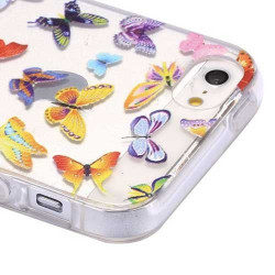 Coque CRYSTAL PAPILLON pour iPhone 5 et 5S 