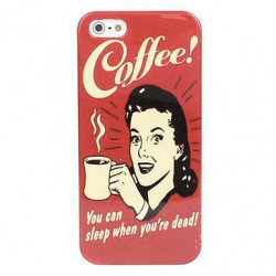 Coque COFFEE pour iPhone 5 et 5S