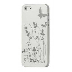 Coque JUNGLE blanche pour iPhone 5 et 5S