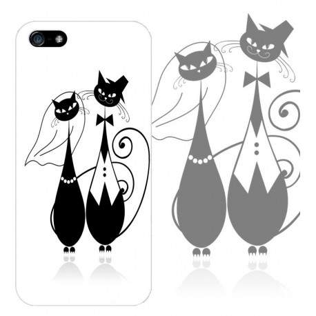 Coque PAIR OF CATS pour iPhone 5 et 5S