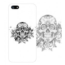 Coque SKULL AND ROSE pour iPhone 5 et 5S