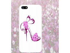 Coque TALON AIGUILLE FLEURS pour iPhone 5 et 5S