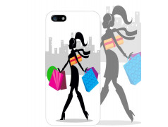 Coque COLORFUL SHOPPING pour Iphone 6 (4.7)