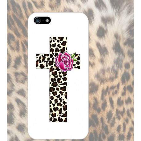 Coque CROIX LEOPARD 2 pour Iphone 6 (4.7)