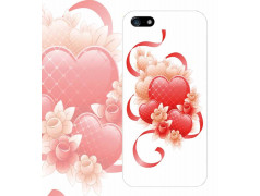 Coque COEUR et RUBAN pour Iphone 6 (4.7)