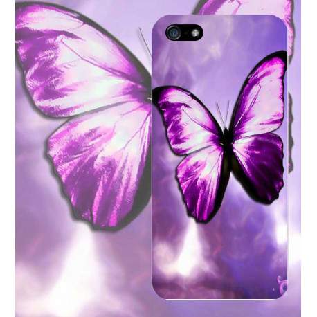 Coque Papillon Mauve pour iPhone 6 (4.7)