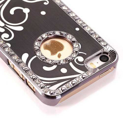 Coque BLING WAVE noire pour iPhone 5 et 5S