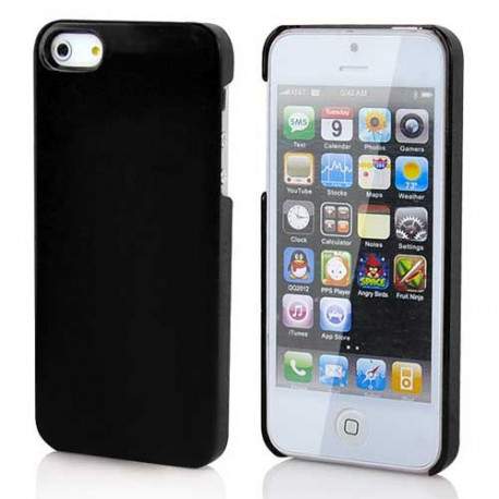 Coque rigide noire pour iPhone 5 et 5S