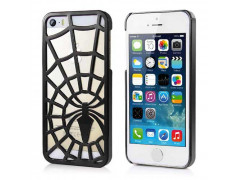 Coque SPIDER noire pour iPhone 5 et 5S